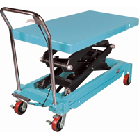 Heavy-Duty Hydraulic Scissor Lift Table, 48" L x 24" W, Steel, 1545 lbs. Capacity Cam Industrial