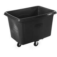 Bulk Cube Truck, Polyethylene, 44-1/16" L x 31" W x 32-1/2" H, 14 cu.ft. Volume, 500 lbs. Capacity Cam Industrial