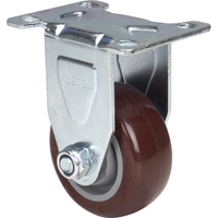 Roulette, Fixe, 3" (76 mm), Polyur&eacute;thane, 230 lb (104 kg) Cam Industrial