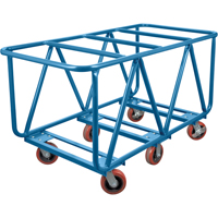 Flat Bed Lumber Cart, 60" x 30" x 33", 2500 lbs. Capacity Cam Industrial