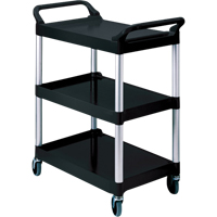 Chariot de service, 3 tiers, 19" x 38" x 34", Capacit&eacute; 200 lb Cam Industrial