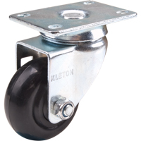 Caster, Swivel, 3" (76 mm), Polyolefin, 250 lbs. (113 kg.) Cam Industrial