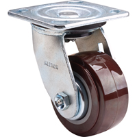 Caster, Swivel, 4" (101.6 mm), Polyurethane, 550 lbs. (249.5 kg.) Cam Industrial