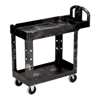 Heavy Duty Utility Cart - 4500-88, 2 Tiers, 17-1/8" x 33-1/4" x 39", 500 lbs. Capacity Cam Industrial