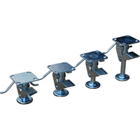 Verrous de plancher - Usage r&eacute;gulier, 6" Hauteur rallong&eacute;e, 5-3/32" Hauteur r&eacute;tract&eacute;e, Galvanis&eacute; Cam Industrial