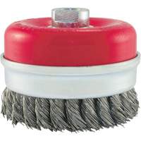 Knot Banded Cup Brush, 4" Dia. x 5/8"-11 Arbor Cam Industrial