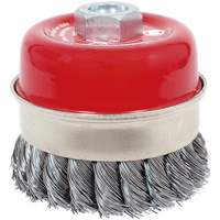 CKB3201T High Performance Knot Banded Cup Brush, 3-1/2" Dia. x 5/8"-11 Arbor Cam Industrial