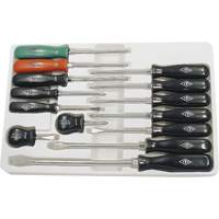 ISD-14 ABS Handle Screwdriver Set, 14, Magnetic Cam Industrial