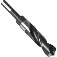 1/2" Reduced 3-Flat Shank Drill Bit, 33/64", High Speed Steel, 3" Flute, 118° Point Cam Industrial