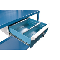 Chariots de service mobiles, 2 Tiers, 24" la x 57" h x 40" p, Capacit&eacute; 1200 lb Cam Industrial