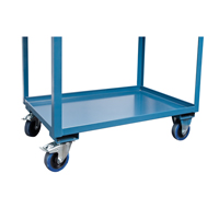 Chariots de service mobiles, 2 Tiers, 24" la x 57" h x 40" p, Capacit&eacute; 1200 lb Cam Industrial