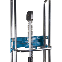 Hydraulic Platform Lift Stacker, Foot Pump Operated, 880 lbs. Capacity, 60" Max Lift Cam Industrial