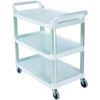 Open-Sided Shelf Cart, 3 Tiers, 40" x 37" x 20", 300 lbs. Capacity Cam Industrial