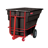 Tilt Truck, Polyethylene, 1-1/2 cu. yd., 2100 lbs. Load Capacity Cam Industrial