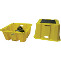 Escabeaux emboîtables industriels, 25" x 25" x Hauteur 10-1/2" Cam Industrial