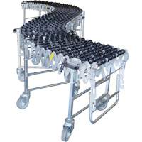 Expandable/Flexible Conveyors, 30" W x 8' 6" L, 226 lbs. per lin. ft. Capacity Cam Industrial