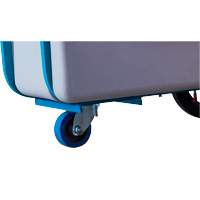 Chariot basculeur en acier, Poly&eacute;thyl&egrave;ne, 0,625 vg³, Capacit&eacute; de charge de 850 lb Cam Industrial