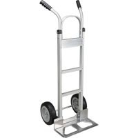 Knocked Down Hand Truck, Dual Handle, Aluminum, 50-5/8" Height, 500 lbs. Capacity Cam Industrial