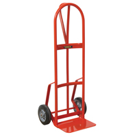 Hand Truck with Reinforced Noseplate - 126DRN-HB , P-Handle Handle, Steel, 51" Height, 800 lbs. Capacity Cam Industrial