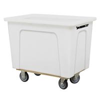 Box Truck, White Polyethylene, 35" L x 24" W x 30" H, 10 cu. Ft. Volume, 450 lbs. Capacity Cam Industrial