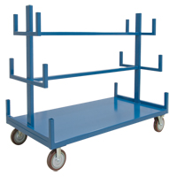 Support mobile pour tuyaux & barres, Acier, 48" la x 36" p x 60" h, Capacit&eacute; de 3000 lb Cam Industrial
