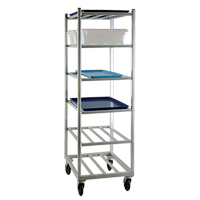 Shelf Cart, 6 Tiers, 20-7/8" W x 67" H x 27" D, 450 lbs. Capacity Cam Industrial