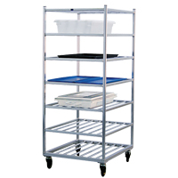 Shelf Cart, 7 Tiers, 28-1/2" W x 69" H x 32" D, 525 lbs. Capacity Cam Industrial
