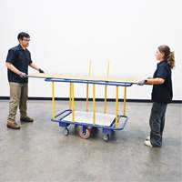 Horizontal Panel Cart, 63-7/16" x 28-1/2" x 40-15/16", 2000 lbs. Capacity Cam Industrial
