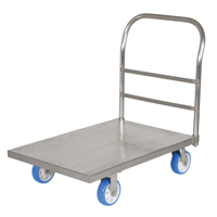 Platform Truck, 36" L x 24" W, 2000 lbs. Capacity, Polyurethane Casters Cam Industrial