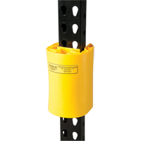 Polyethylene Rack Guard, 5" W x 6" L x 8" H, Yellow Cam Industrial