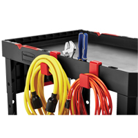 Heavy-Duty Adaptable Utility Cart, 2 Tiers, 17-3/4" x 36" x 46-1/5", 500 lbs. Capacity Cam Industrial