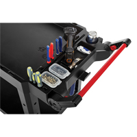 Heavy-Duty Adaptable Utility Cart, 2 Tiers, 17-3/4" x 36" x 46-1/5", 500 lbs. Capacity Cam Industrial