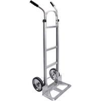 Knocked Down Hand Truck, Dual Handle, Aluminum, 50-5/8" Height, 500 lbs. Capacity Cam Industrial