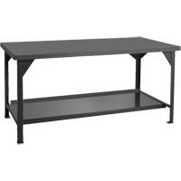 Heavy-Duty Workbench, 48" W x 30" D x 34" H, 4000 lbs. Capacity Cam Industrial