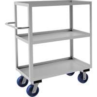 Industrial Grade Shelf Cart, 3 Tiers, 18-1/8" W x 47" H x 42" D, 1200 lbs. Capacity Cam Industrial