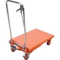Hydraulic Scissor Lift Table, 27-1/2" L x 17-3/4" W, Steel, 330 lbs. Capacity Cam Industrial
