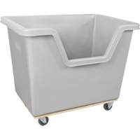 Easy Access Box Truck, Polyethylene, 45-3/4" L x 31-1/4" W x 37-3/4" H, 22 cu. ft. Volume, 1000 lbs. Capacity Cam Industrial