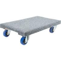 Medium-Duty Solid Wood Dollies, Polyolefin Wheels, 900 lbs. Capacity, 18" W x 24" D x 7" H Cam Industrial