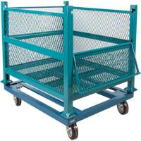 Dolly for Open Mesh Container, 40.5" W x 34-1/2" D x 10" H, 3000 lbs. Capacity Cam Industrial