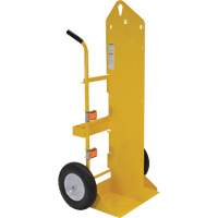 Welding Cylinder Torch Cart, Foam-Filled Wheels, 23-13/16" W x 22-13/16" L Base, 500 lbs. Cam Industrial
