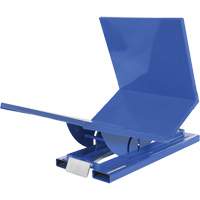 Open Sided Hopper, Steel, 1 cu.yd., Blue Cam Industrial