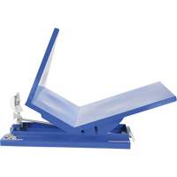 Open Sided Hopper, Steel, 1 cu.yd., Blue Cam Industrial