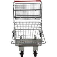 Chariot en treillis emboîtable, Acier, 28-3/4" x 37-1/16" x 59-5/8", Capacit&eacute; 275 lb Cam Industrial