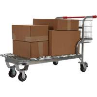 Chariot en treillis emboîtable, Acier, 28-3/4" x 37-1/16" x 59-5/8", Capacit&eacute; 275 lb Cam Industrial