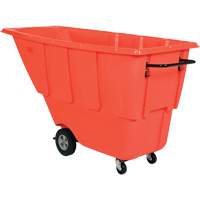 Tilt Truck, Polyethylene, 0.5 cu. yd., 450 lbs. Load Capacity Cam Industrial