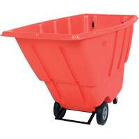 Tilt Truck, Polyethylene, 0.5 cu. yd., 450 lbs. Load Capacity Cam Industrial