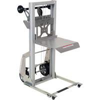 Portable Aluminum Load Lifter, Foot Pump Operated, 200 lbs. Capacity, 61" Max Lift Cam Industrial