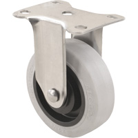 Roulette 2309, Fixe, 4" (101,6 mm), Gris Envirothane, 350 lb (158,8 kg) Cam Industrial