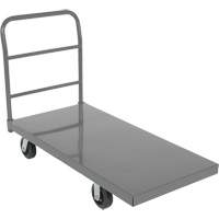 Platform Truck, 48" L x 24" W, 2000 lbs. Capacity, Rubber Casters Cam Industrial