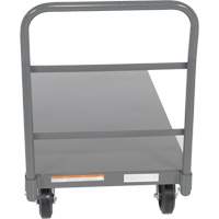 Platform Truck, 48" L x 24" W, 2000 lbs. Capacity, Rubber Casters Cam Industrial